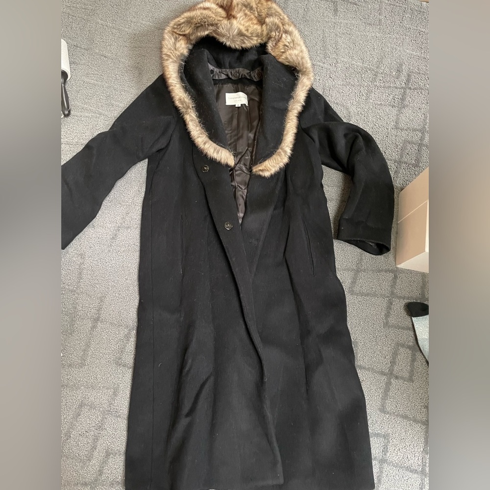 Tomorrowland Wool Coat with Fur hat